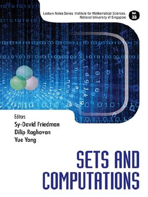 cover image of Sets and Computations